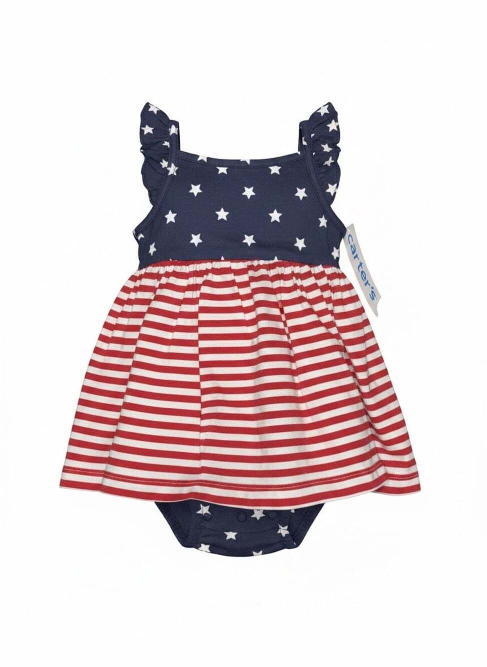 Bonnie Jean Baby Girls Sleeveless Americana Tiered Dress
F06